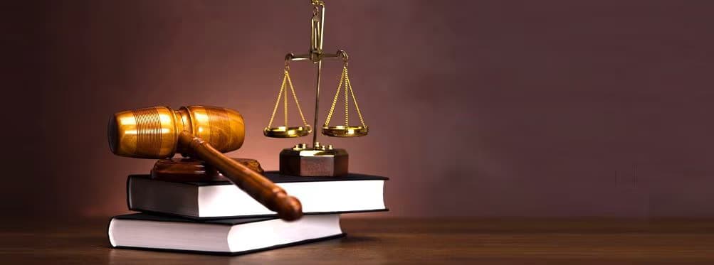 Gavel and scales